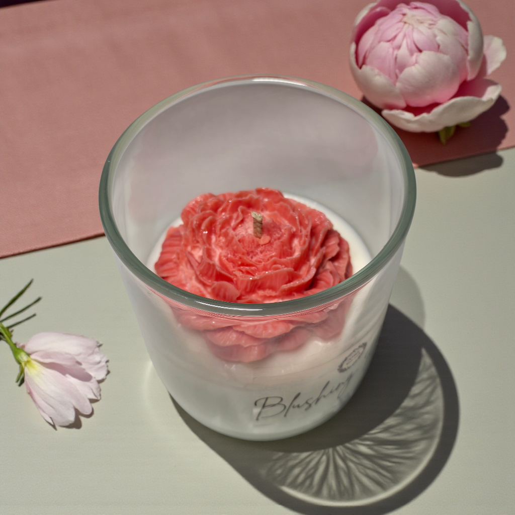 Blushing Peony Candle
