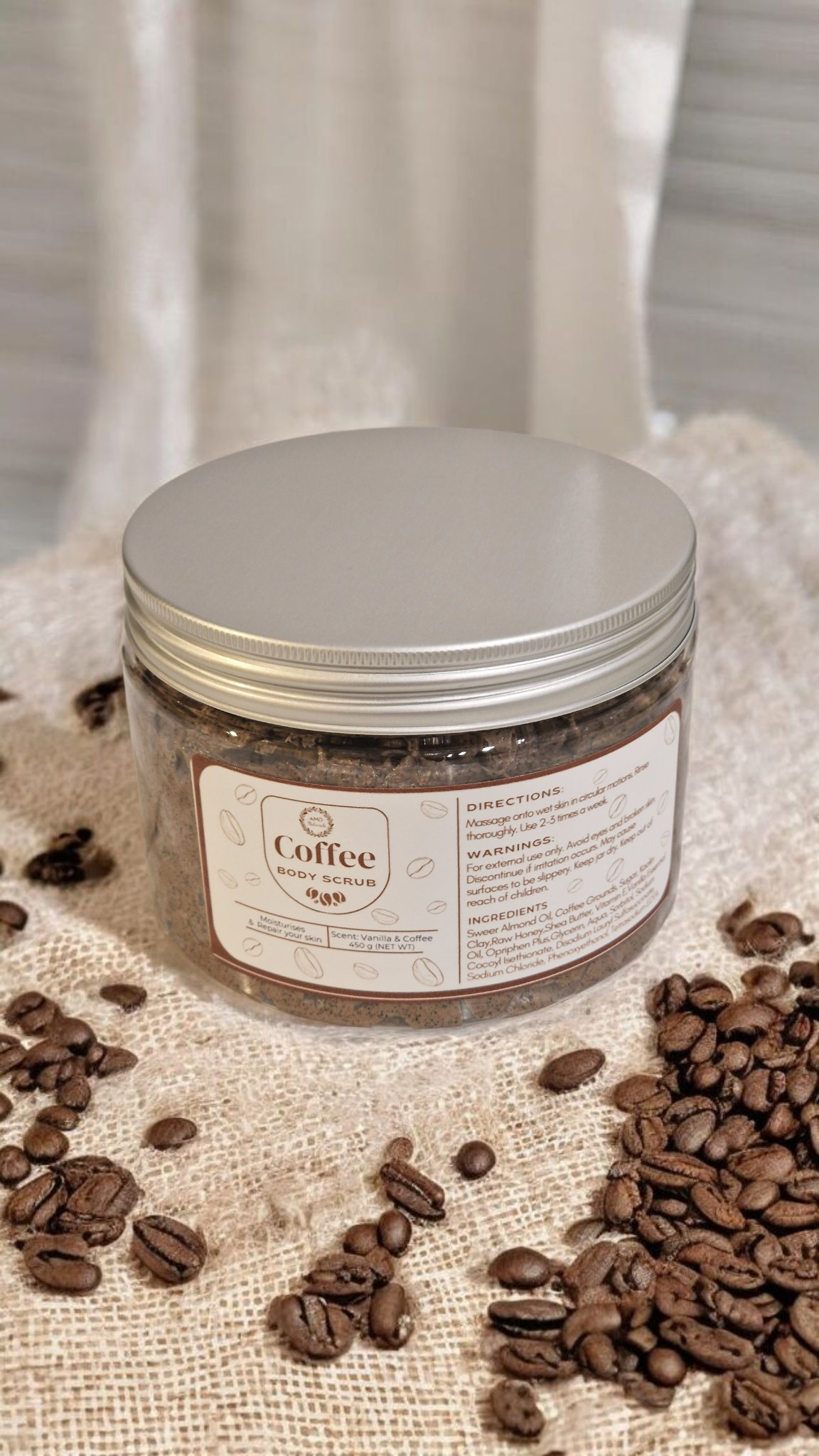 Foaming Coffee Body Scrub
