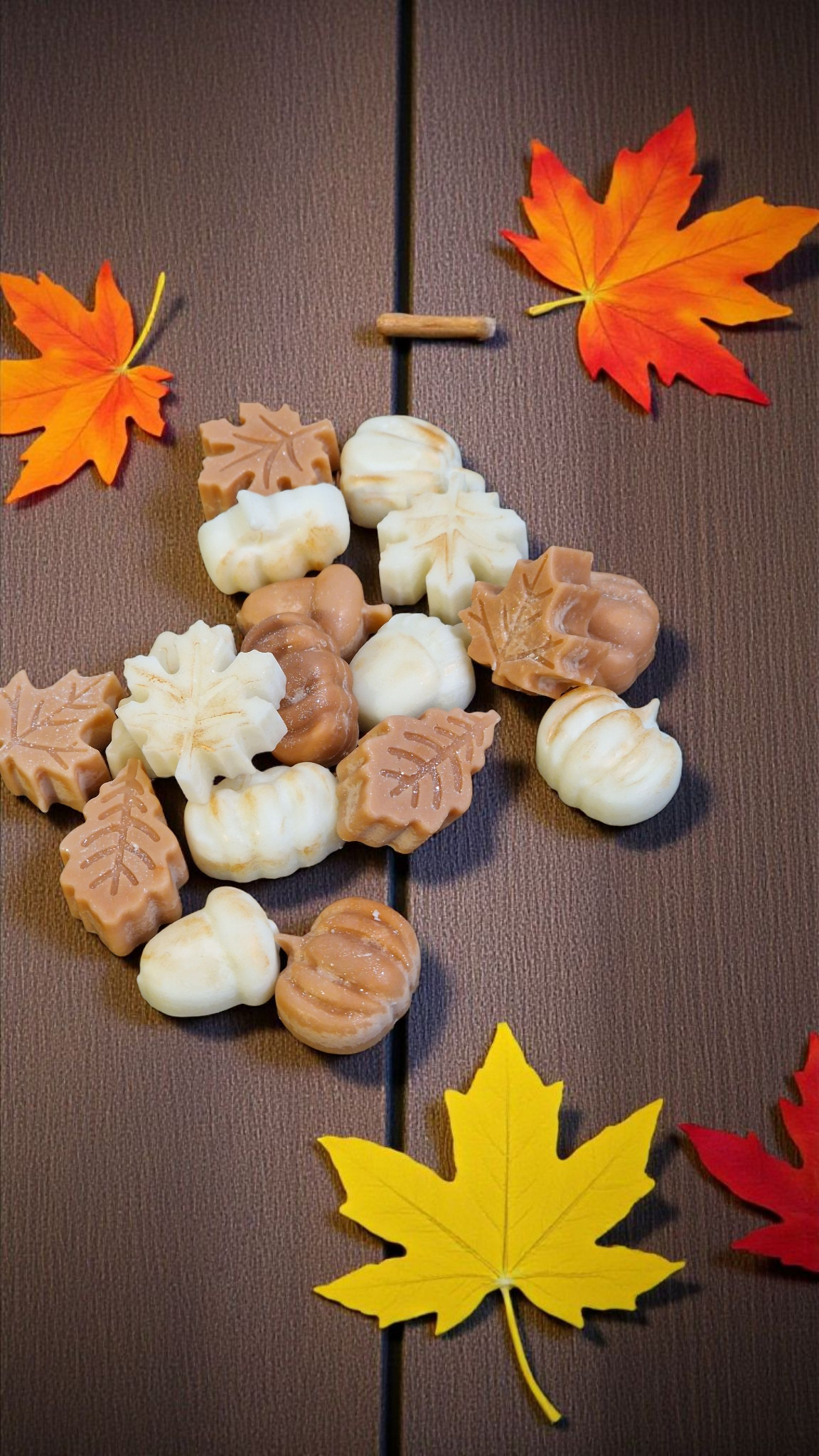 Autumn Wax Melts – Pumpkin & Leaves