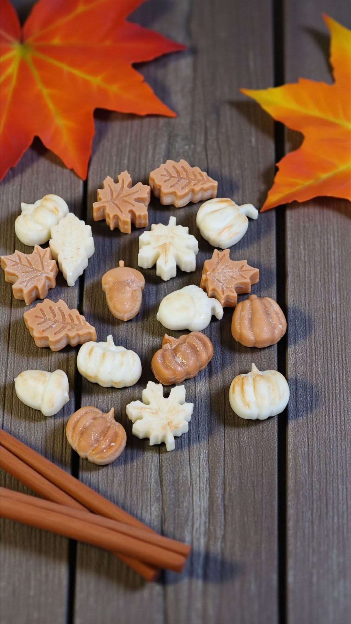 Autumn Wax Melts – Pumpkin & Leaves