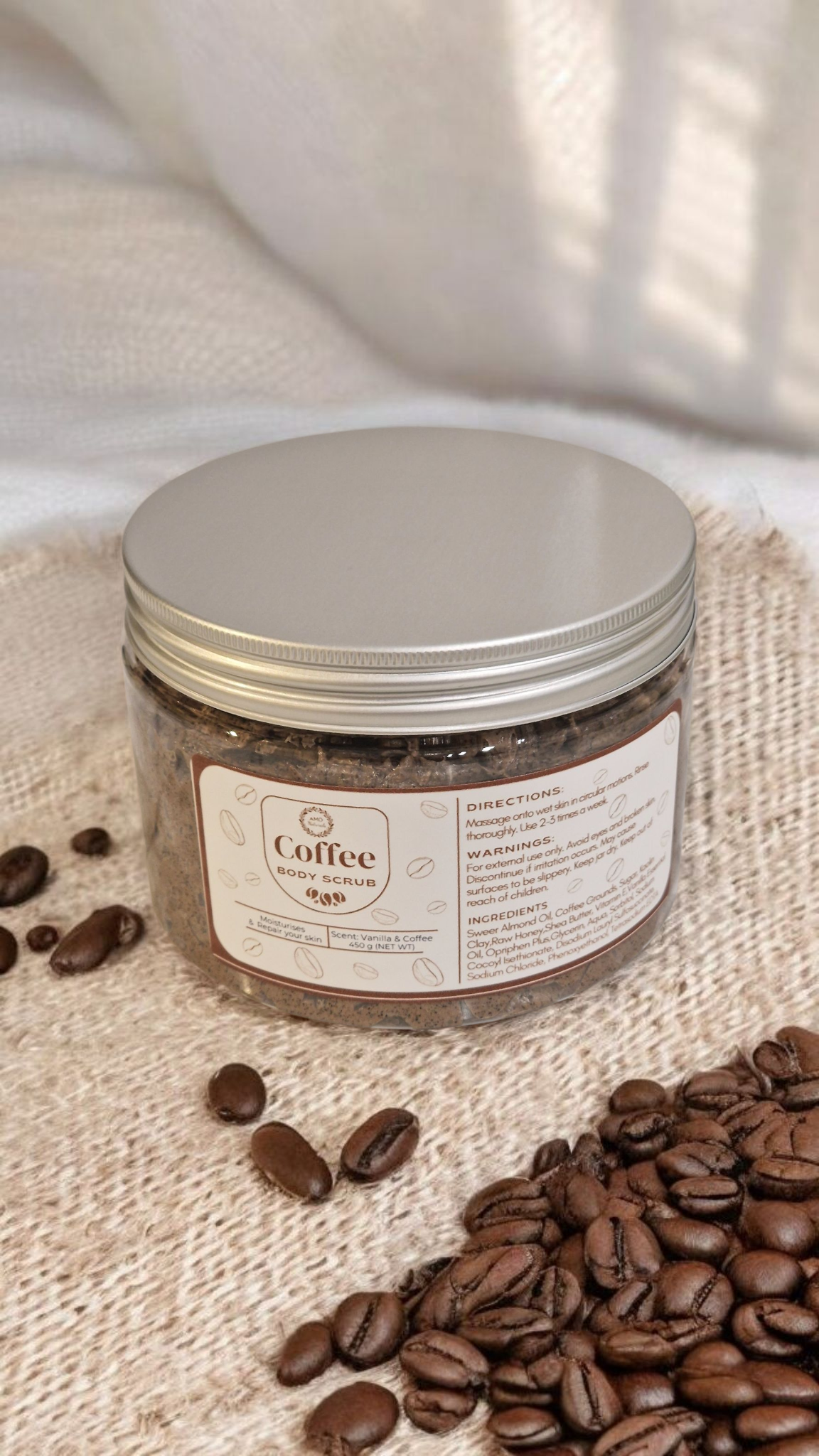 Foaming Coffee Body Scrub