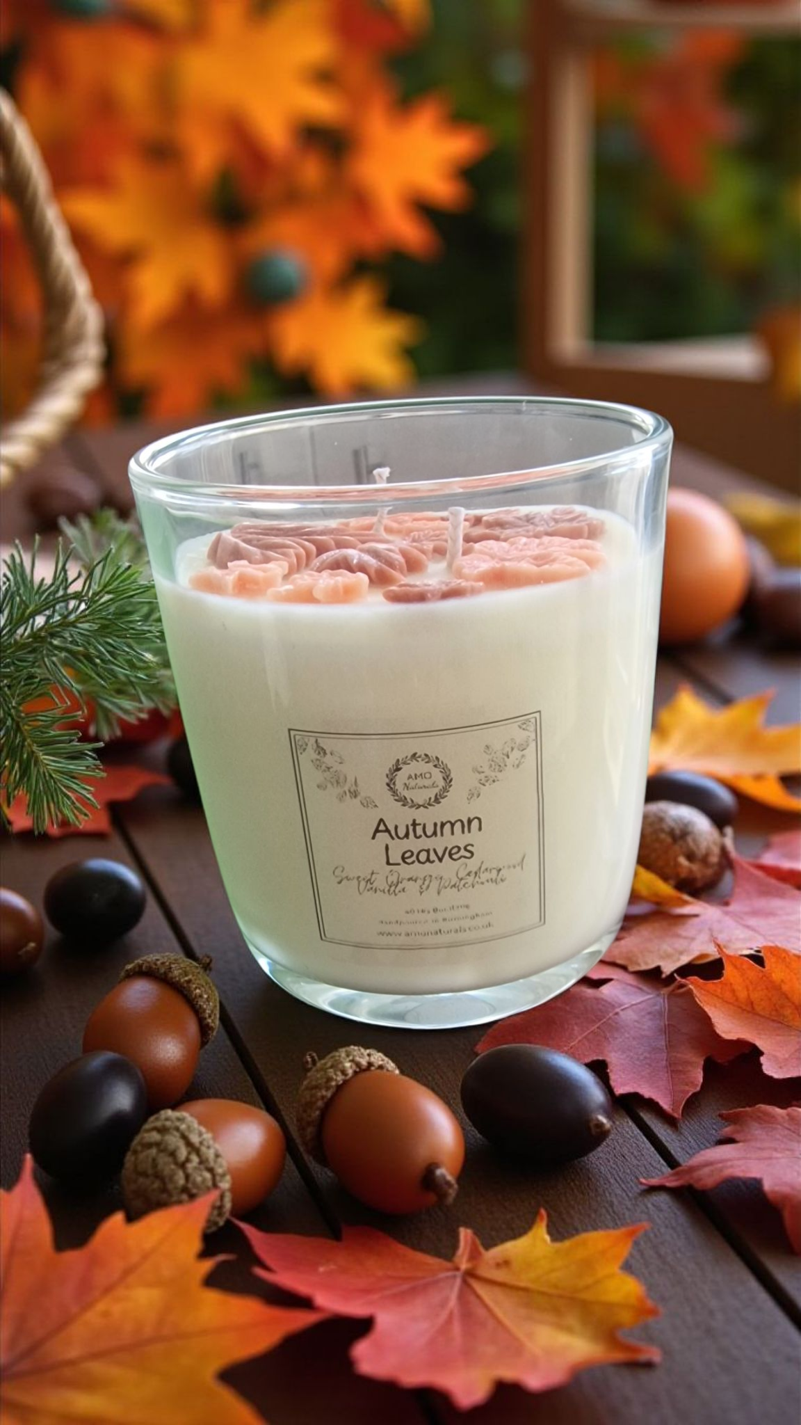 Autumn Leaves Candle