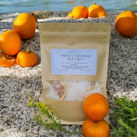 Refillable Pouch-Sweet Orange Sea Salt-Calming