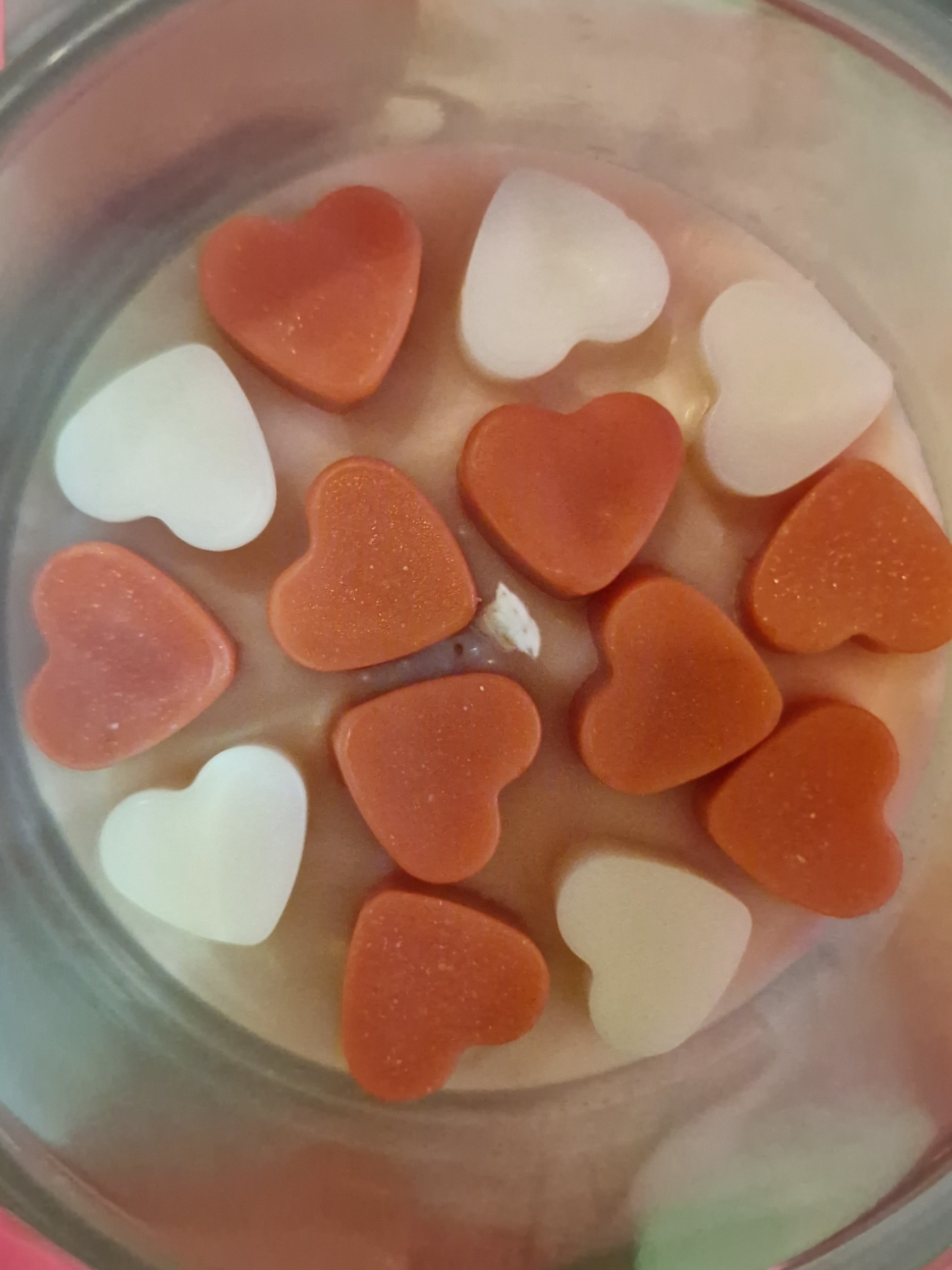 Petals Of Love - Heart Candle