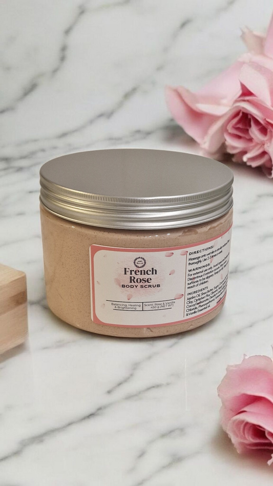 French Rose Body Scrub