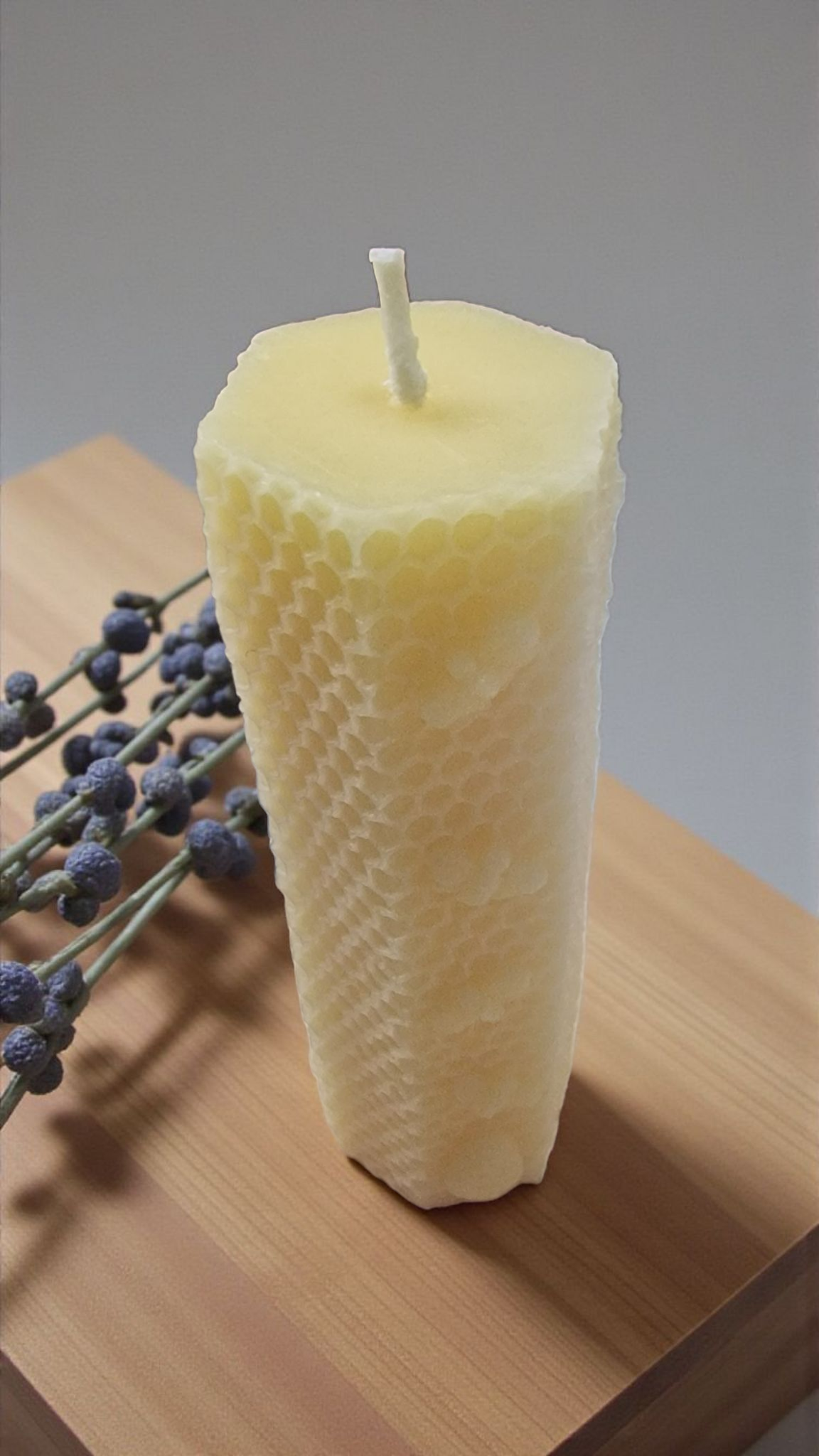 Hexagon Bee Candle