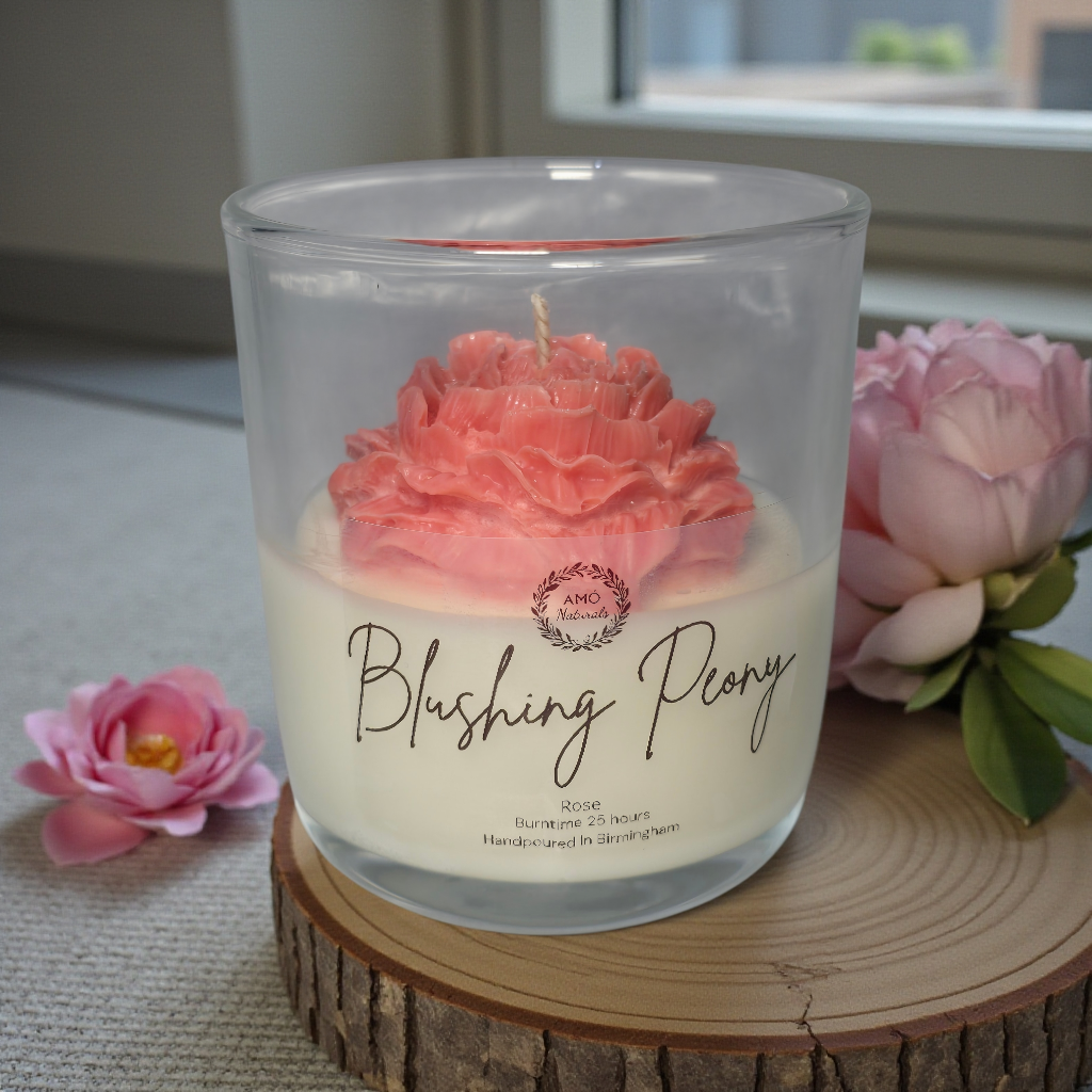 Blushing Peony Candle