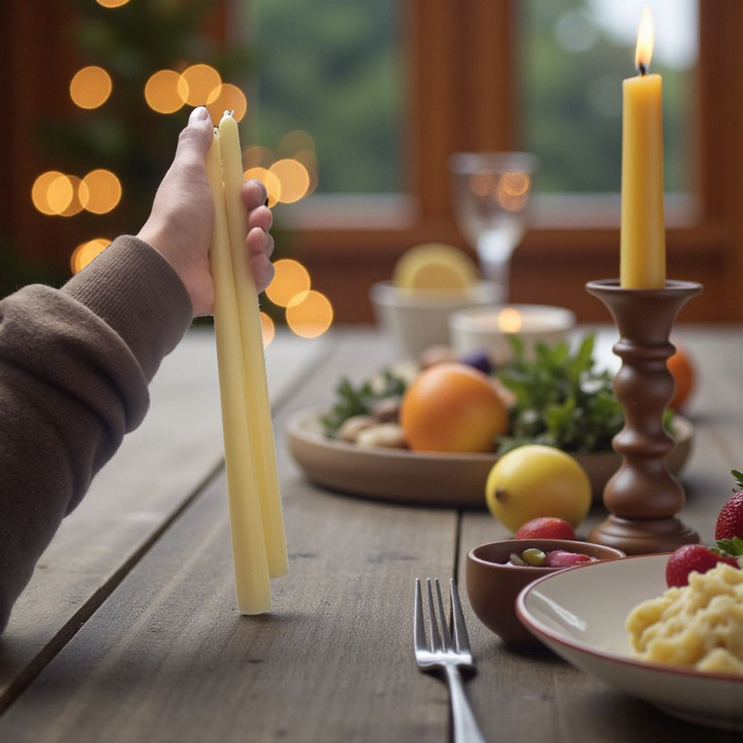 Beeswax Taper candles/Table Candles