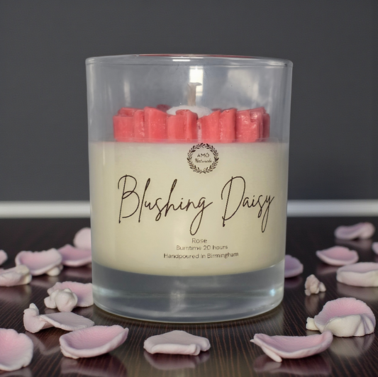 Blushing Daisy Candle