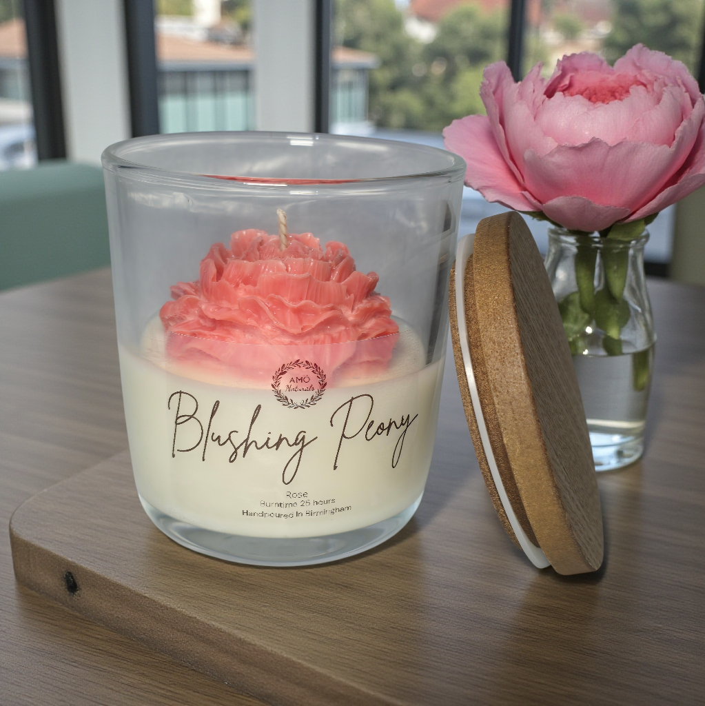 Blushing Peony Candle